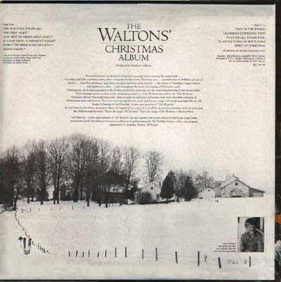 Waltons Christmas Album - Back Cover