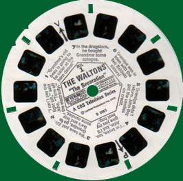View Master The Waltons 3D 3 Reel Packet