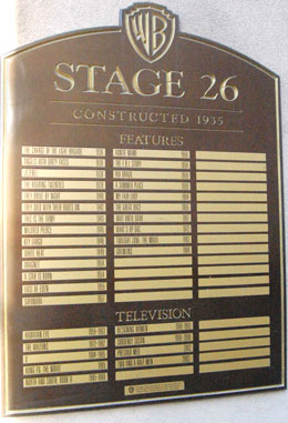 Studio 26 Plaque