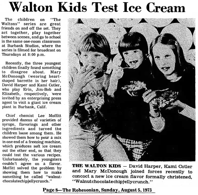 Walton Kids ice cream